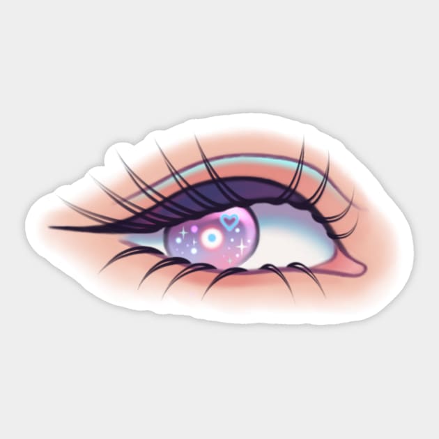 Dreamy Eye Sticker by Smilla